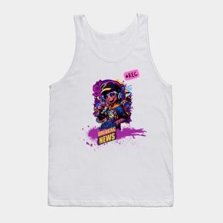 Graffiti Breaking News Tank Top